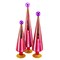 Cody Foster 19.0 Inch Carnival Trees Pink/Purple/Red Christmas Decorative Tree Set , Christmas Decor Modern Christmas